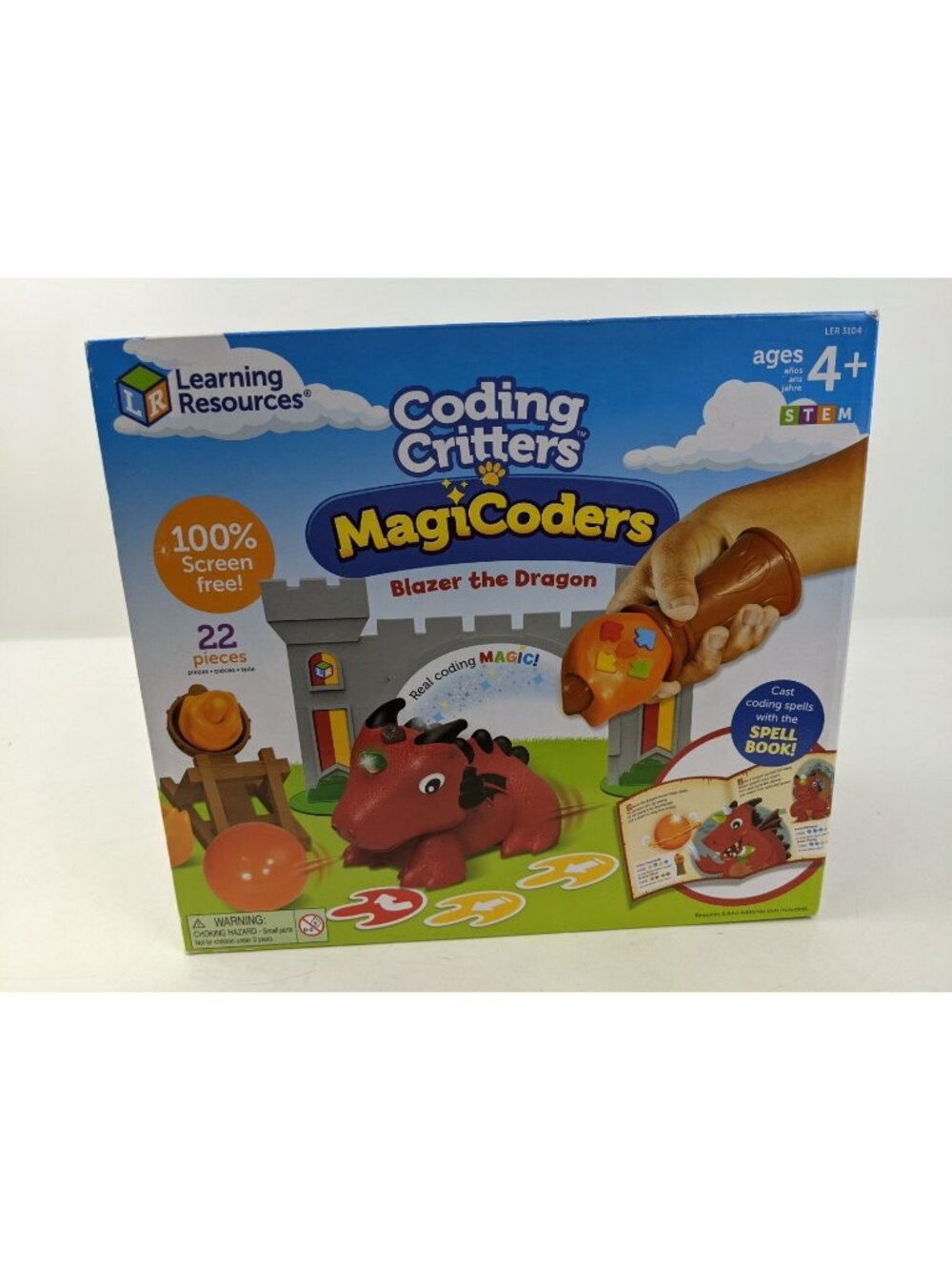 Learning Resources Coding Critters MagiCoders - Blazer the Dragon NEW
